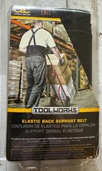 Custom Leathercraft 5000L Back Support Belt Waist Size: 38 to 47 Inches