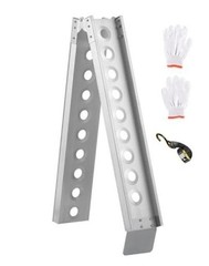 6FT Foldable Aluminum Motorcycle Loading Ramp, Black/6FT/440LBS/1PC/Foldable