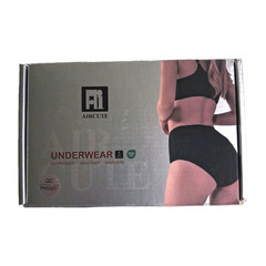 AIRCUTE Size L Pack of 5 Women Regular Absorbency Panty Incontinence Underwear