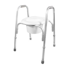 Pcp Raised Toilet Seat And Safety Frame Pre-Assembled Tool Secure Adjustable