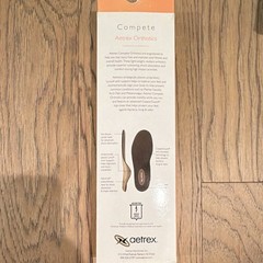 Aetrex Compete L400 Orthotic Insoles Full Length Anti-Microbial Women US 5