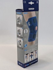 New Neo G Open Knee Brace Support Universal Size Adjustable Compression Open Box