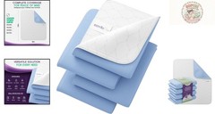 Economical 4-Pack 18×24 Incontinence Bed Pads – Comfortable & Durable Protection