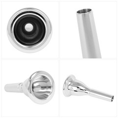 Helleberg Tuba Mouthpiece Replacement Accessory Durable ABS Plastic Instrument