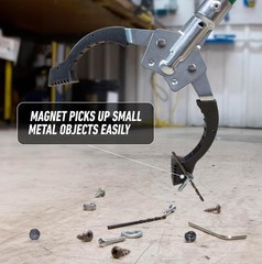 36-Inch Reacher Grabber Tool with Ergonomic Grip and Built-In Magnet, 2-Pack