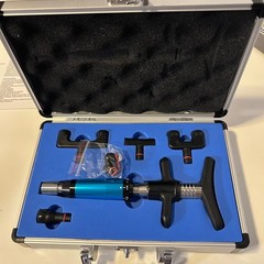 Manual Chiropractic Adjusting Tool 6 Levels Spinal Activato 4 Heads Case New