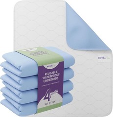 Economical 4-Pack 18×24 Incontinence Bed Pads – Comfortable & Durable Protection