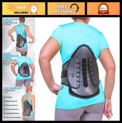 Extra Large Lumbar Support Belt – Adjustable Spinal Corset for Back Pain Relief,