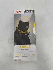 McDavid Sport Ankle Brace w/ Strap Support, Adult, Small, Black