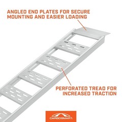 Heavy Duty Straight Ramps – Rustproof Aluminum, 1,250 lb Capacity for Equipment