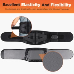 Red Light Therapy Back Massager Brace Belt Vibration Heat for Lumbar Pain Relief