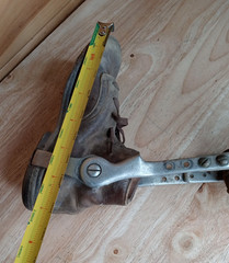 Vintage Child Leg Brace Orthopedic Shoe Metal Leather Polio Knee Support Rare