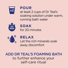 Dr Teal’S Dr Teals Pure Epsom Salt Soak Wellness Therapy 3 Lbs Pack Of 4