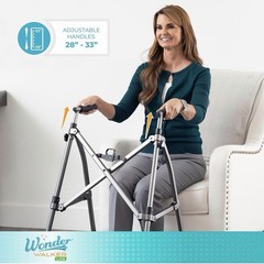 Stander Wonder Walker Lite Micro. Folding Space Saver. 6lbs. Cobalt Blue Color