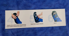 DARCO Body Armor Cast Shoe SIZE M Black Fits Right or Left Foot (1) Shoe NEW