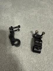 Aluminum PUSH-TO-LOCK Wheelchair Wheel LOCKS (Brakes) With Hardware