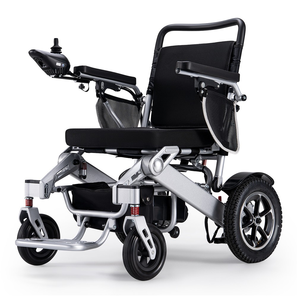Electric Wheelchair Power Wheel chair Lightweight Mobility Aid Folding Foldable
