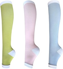 3 Pairs Open Toe Compression Socks 15-20mmHg – Comfortable Support for All