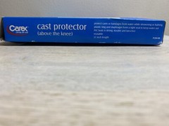 Carex Durable Reusable Latex-Free Plastic Cast Protector (Above The Knee) 31 in