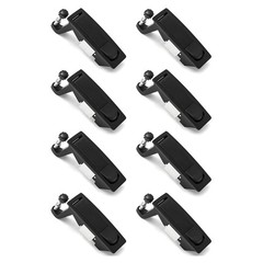 8Pcs Compression Lock Zinc Alloy Flush Lever Adjustable Grip Range 0.042855