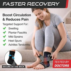 Sleeve Stars Ankle Brace for Women & Men, Ankle Wrap for Sprained Ankle,