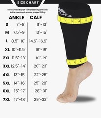 MOJO Black Graduated Compression Socks Moisture Wicking Reinforced Toe/Heel 2XL