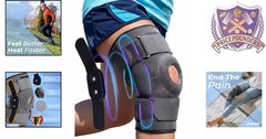 Hinged Knee Brace Plus Size Support for ACL MCL Meniscus Tear Arthritis