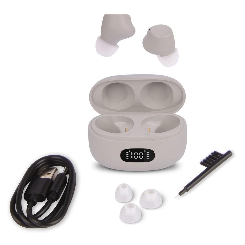 RCA OTC In-Ear Hearing Aids, Rechargeable, 15-Hour Batter