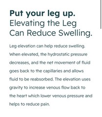 Bone Foam Leg Buddy Elevation & Swell Reduction Support Leg Rest 31” L X 11” H