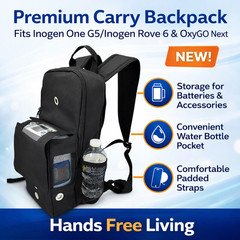 o2totes Backpack w/Storage for the Rove 6 – Black (O2Totes)