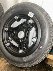 PAIR 12 1/2 × 2 1/4 Drive Wheels Tires Quantum Edge 3 Stretto PR1MO WHL1806954