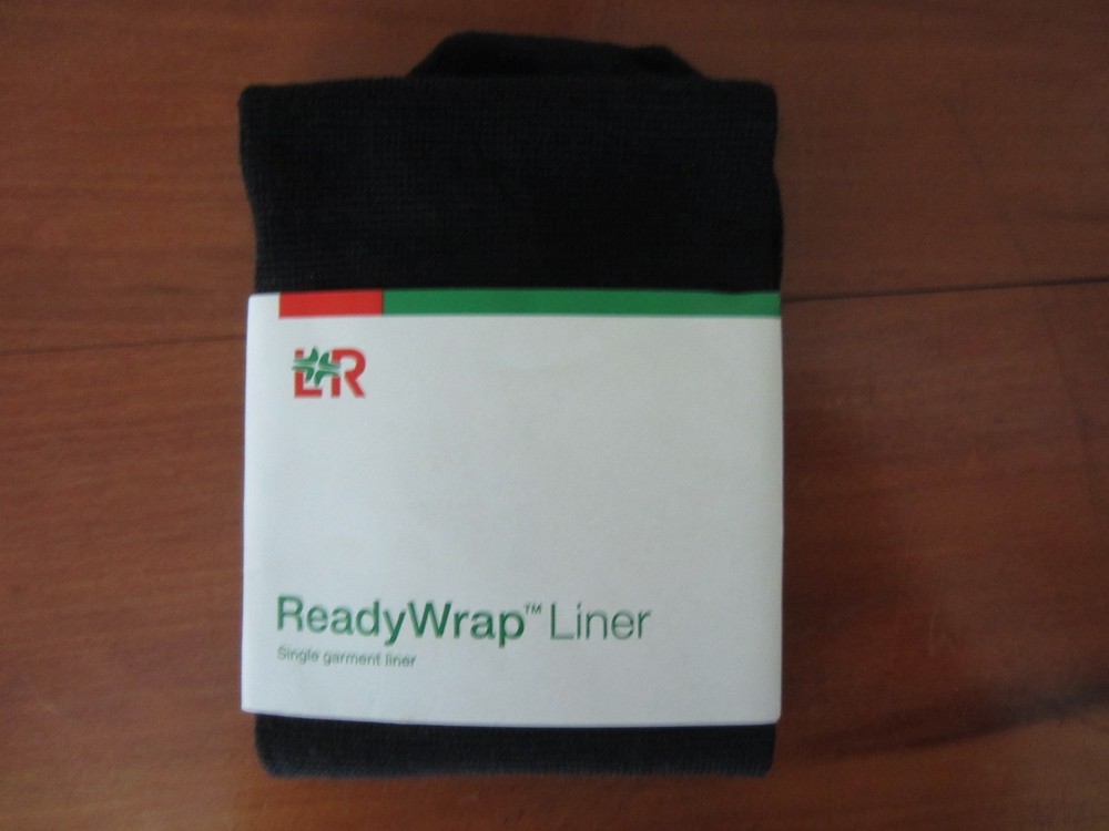 L&R Ready Wrap Liner, Black Garment Sock Calf and Foot Below Knee-S/M/L