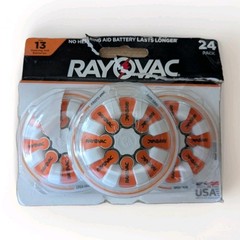 Rayovac Size 13 Hearing Aid Battery 32 Pack Batteries