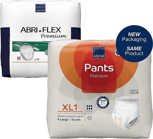 ABENA Pants XL1 Premium Pull-On Underwear XL 96 Count Moderate Absorbency