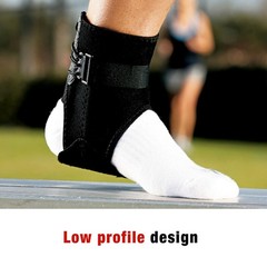 ACE Ankle Brace with Side Stabilizers Adjustable Black One Size