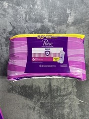 Poise Fresh Protection Pads Size 5 Maximum Long 64 Count Incontinence NEW