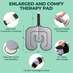 Cold Therapy Ice Machine w/ Compression Wrap for Knee Hip Shoulder Pain Relief