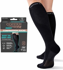 Luxurious Copper Compression Knee Socks for Enhanced Leg Health and Comfort