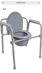 McKesson 146111481 Commode Folding Steel Frame Chair