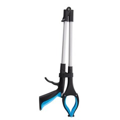 2-Pack 34in Long Handle Reacher with 360° Jaw and Magnetic Tips