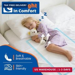 100 Count Disposable Bed Pads 23″x36″,Premium Adults Incontinence Chucks Underpa