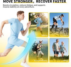 Large-X-Large Footless Compression Sleeves: Ultimate Support for Shin Splints
