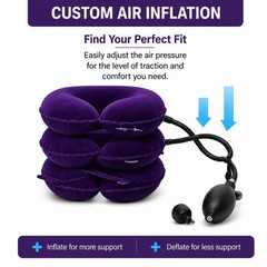 Cervical Traction Device (Purple)