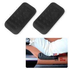 2PCS Car Arm Rest Elbow Pads,Comfortable Car Arm Rest Cushion with Memory Black