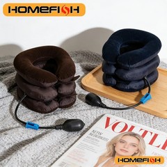 Cervical Neck Traction Device Collar Brace Support Pain Relief Stretcher Therapy