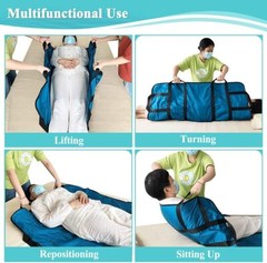 Almohadilla de posicionamiento para cama con asas reforzadas color Azul US NEW