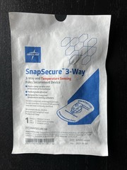 Medline Urinary Drainage Bag 2000 mL, Flip Drain Bag 600 mL, Snapsecure 3-Way
