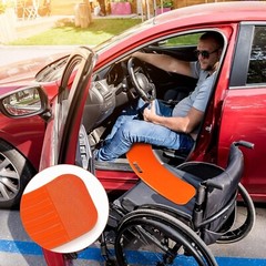 Beeveer Slide Board with Handles – Patient Transfer Assist Device 330 lb, Orange