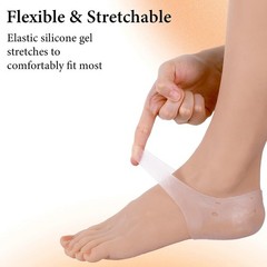 Heavenly Soft Silicone Heel Protectors – Cushions for Achilles Tendonitis Relief