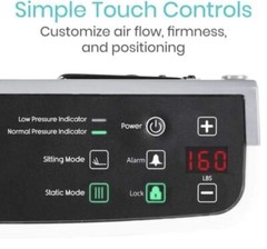 8″ ALTERNATING PRESSURE MATTRESS, PRESSURE PUMP, TWIN XL, WATERPROOF COVER VIVE